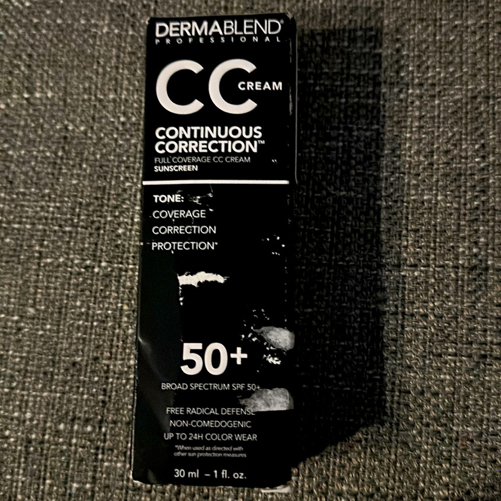 DermaBlend CC Cream Continuous Correction Sunscreen 10 N Fair1 1 fl oz 50+ SPF